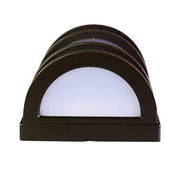 60-Watt Equivalent Integrated LED Bronze Dusk to Dawn Photocell Sensor Half Moon Security Outdoor Wall Pack Light 5000K