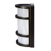 60-Watt Equivalent Integrated LED Bronze Dusk to Dawn Photocell Sensor Half Moon Security Outdoor Wall Pack Light 5000K