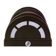 60-Watt Equivalent Integrated LED Bronze Dusk to Dawn Photocell Sensor Half Moon Security Outdoor Wall Pack Light 5000K