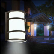 60-Watt Equivalent Integrated LED Bronze Dusk to Dawn Photocell Sensor Half Moon Security Outdoor Wall Pack Light 5000K