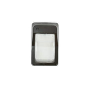 150W Equivalent Integrated LED Bronze Outdoor Vertical Wall Pack Over Door Light, 3000 Lumens
