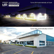 100- Watt Equivalent, Integrated LED Bronze Dusk to Dawn Wall Pack Light, 4000K