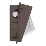 100- Watt Equivalent, Integrated LED Bronze Dusk to Dawn Wall Pack Light, 4000K