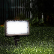 15000 Lumen Select Integrated LED Selectable 5CCT Bronze Dusk to Dawn or Motion Commercial Ground/Wall Flood Light