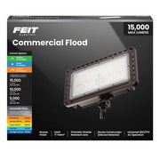 15000 Lumen Select Integrated LED Selectable 5CCT Bronze Dusk to Dawn or Motion Commercial Ground/Wall Flood Light