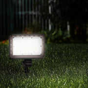 1000/2000/3000 Lumen Select Integrated LED Bronze Dusk to Dawn  Commercial Ground/Wall Flood Light, 4000K