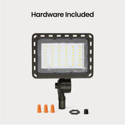 1000/2000/3000 Lumen Select Integrated LED Bronze Dusk to Dawn  Commercial Ground/Wall Flood Light, 4000K