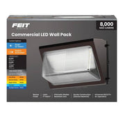 4000/6000/8000 Lumen Select Integrated LED Selectable 5CCT Bronze Dusk to Commercial Wall Pack Light