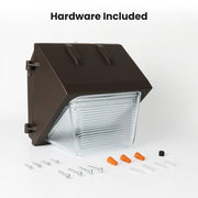 4000 Lumen Integrated LED Bronze Dusk to Dawn  Commercial Wall Pack Light, 4000K