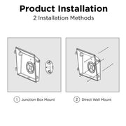 4000 Lumen Integrated LED Bronze Dusk to Dawn  Commercial Wall Pack Light, 4000K