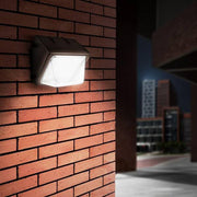 4000 Lumen Integrated LED Bronze Dusk to Dawn  Commercial Wall Pack Light, 4000K