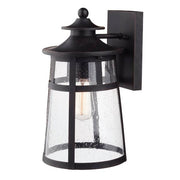 Ezekiel Bronze Rustic Farmhouse Indoor/Outdoor 1-Light Wall Sconce