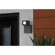 Kearney 4.375 in. 1-Light Bronze LED Outdoor Wall Mount Lantern