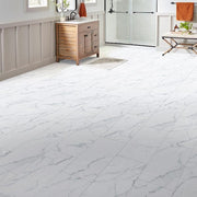 Brookfield Marble 22 MIL x 18.5 in. W x 37 in. L Click Lock Waterproof Vinyl Tile Flooring (19.1 sq. ft./case)