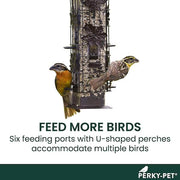Squirrel-Be-Gone Squirrel-Resistant Metal Durable Wild Bird Feeder - 2 lb. Capacity