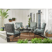 15 in. Ashton Large Brushed Denim Blue High-Density Resin Planter (15 in. D x 11.7 in. H)