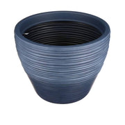 15 in. Ashton Large Brushed Denim Blue High-Density Resin Planter (15 in. D x 11.7 in. H)