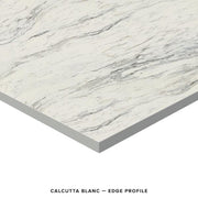 4 ft. L x 25 in. D Engineered Composite Countertop in Calcutta Blanc with Satin Finish