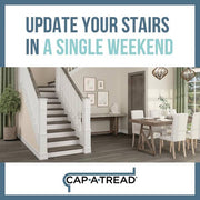 Calusa/Frogtown Valley Walnut 47 in. L x 12.15 in. W x 2.28 in. T Vinyl Stair Tread and Reversible Riser Kit