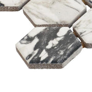 Lamora Capri 12 in. x 10 in. Glazed Ceramic Hexagon Mosaic Tile (0.81 sq. ft./each)