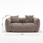 Cozy Beanbag Chair with High Resilience Foam Core