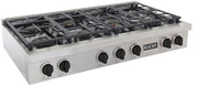 Kucht 48" Inch Gas Sealed Burner Rangetop, KFX489T-K