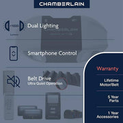 Chamberlain Smart Quiet Belt Drive