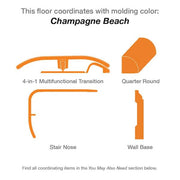 Champagne Beach Wood 22 MIL x 8.7 in. W x 59 in. L Click Lock Waterproof Luxury Vinyl Plank Flooring (25 sq. ft./Case)