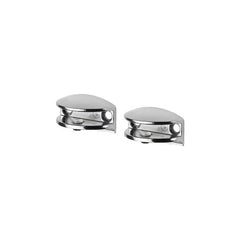 FLIC Chrome Metal Shelf Bracket for 1/4 - 5/16 in. H Shelves