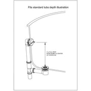 Everbilt Brass Bath Waste Kit
