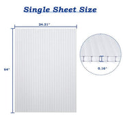 Aoodor Waterproof Polycarbonate Greenhouse Panels