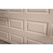 Classic Steel Short Panel 8 ft x 7 ft Insulated 6.5 R-Value  White Garage Door with Windows