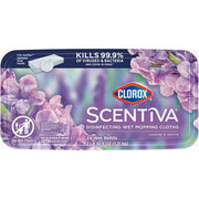 Scentiva Lavender and Jasmine Scent Bleach Free Disinfecting Wet Mop Pad Refills (24-Count)