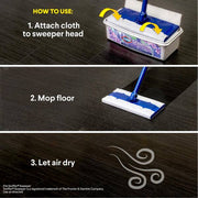 Scentiva Lavender and Jasmine Scent Bleach Free Disinfecting Wet Mop Pad Refills (24-Count)