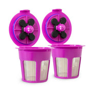 Universal Cafe Cup Reusable Coffee Filter Pod 2Pk Compatible with Single Stream or Supreme Multi-Stream Keurig Brewers