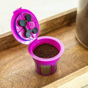 Universal Cafe Cup Reusable Coffee Filter Pod 2Pk Compatible with Single Stream or Supreme Multi-Stream Keurig Brewers