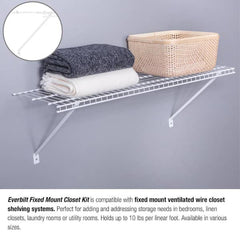 Everbilt 48" Adjustable Wire Shelf