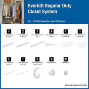 Everbilt Regular Duty Closet Organizer