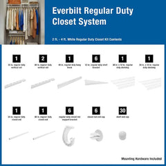 Everbilt Regular Duty Closet Organizer