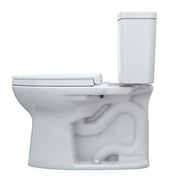 Drake 10 in. Rough In Two-Piece 1.6 GPF Single Flush Elongated Toilet in Cotton White, SoftClose Seat Included