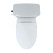 Drake 10 in. Rough In Two-Piece 1.6 GPF Single Flush Elongated Toilet in Cotton White, SoftClose Seat Included