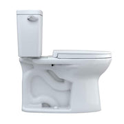 Drake 10 in. Rough In Two-Piece 1.6 GPF Single Flush Elongated Toilet in Cotton White, SoftClose Seat Included