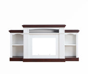 Farmhouse Style Fireplace TV Stand for 70-inch TV