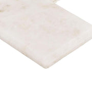 Xpress Mosaix Peel 'N Stick Daphne White Polished 14 in. x 12 in. Marble Brick Joint Mosaic Tile (0.97 sq. ft./Each)