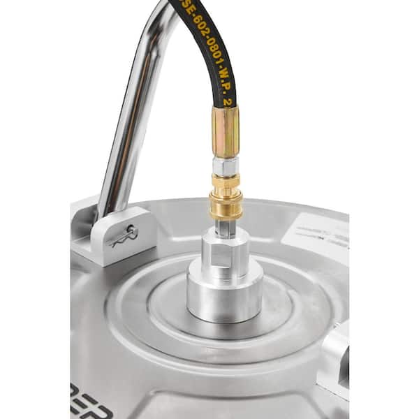 24 in. 4350 PSI Pressure Washer Surface Cleaner with 2 Hose Adapters