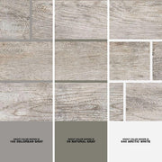 Montagna Dapple Gray 6 in. x 24 in. Porcelain Floor and Wall Tile (14.53 sq. ft./case)