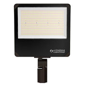 Contractor Select ESXF5 1000-Watt Equivalence Switchable Lumens and CCT Bronze Outdoor Integrated LED Flood Light