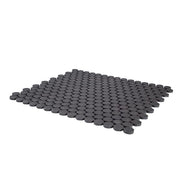 Shadow Mountain Gray 11.375 in. x 12.25 in. Penny Round Matte Porcelain Wall and Floor Mosaic Tile (0.967 sq. ft./Each)