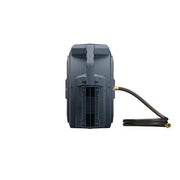 Garden Retractable Hose Reel-1/2 in.-130 ft., Wall Mounted, Dark Grey