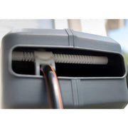 Garden Retractable Hose Reel-1/2 in.-130 ft., Wall Mounted, Dark Grey
